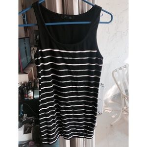 Black/white/grey body con dress